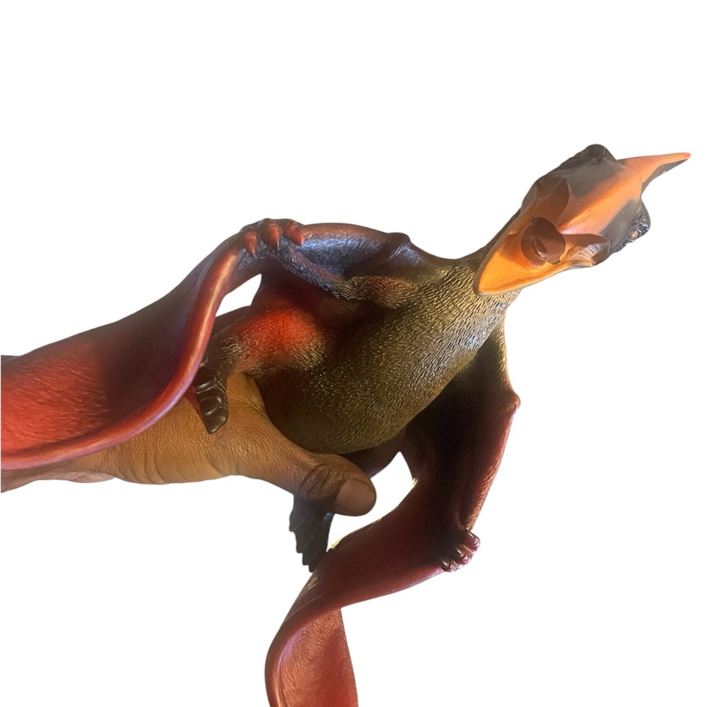 2005 Toys R' Us Maidenhead Large Rubber Pterodactyl Dinosaur Toy Figure 18" WIng